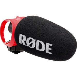 RODE VideoMicro II ultra kompakt videómikrofon HELIX rezgésgtáló mikrofonfogóval
