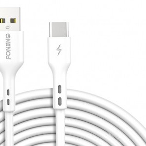 Foneng X36 USB-A - USB-C kábel, 2.4A, 1m (fehér)