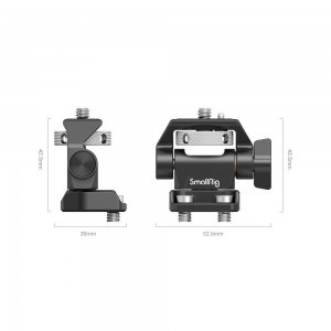 SmallRig monitortartó adapter 1/4-es csatlakozással, dönthető, forgatható (2904B) -8