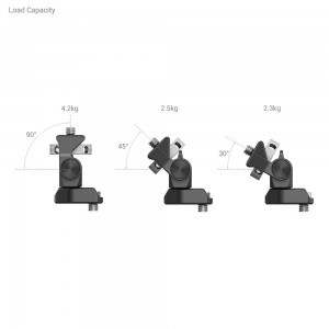 SmallRig monitortartó adapter 1/4-es csatlakozással, dönthető, forgatható (2904B) -2