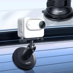 TELESIN mágneses talp és tapadókorongos alapkészlet Insta360 GO 3-hoz (MAG-003)-3