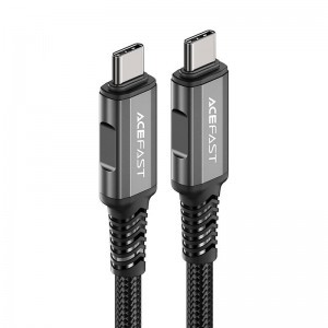 Acefast C1-09 USB-C - USB-C kábel 48W, 1m (fekete-szürke)