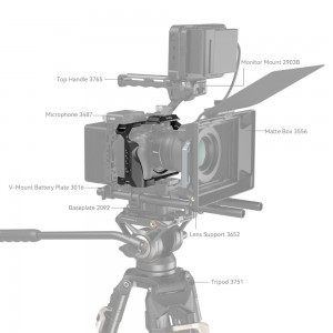SmallRig Cage Nikon Z5/Z6/Z7/Z6II/Z7II fényképezőgépekhez (2926B)-4