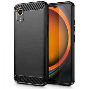 Samsung Galaxy XCover 7 Tech-Protect karbónový TPU kryt čierny