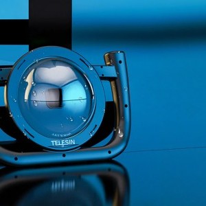 TELESIN Dome Port, víz alatti tok GoPro Hero 12 / 11 / 10 / 9 akciókamerákhoz (GP-DMP-T10)-1