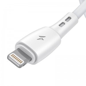 Vipfan Racing X05 USB-A - Lightning kábel 3A, 2m (fehér)