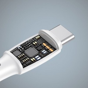 Vipfan Racing X05 USB-A - USB-C kábel 3A, 3m (fehér)