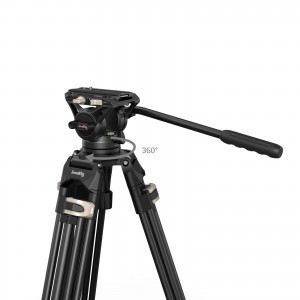 SmallRig Heavy-Duty Fluid Head Tripod AD-01 fluid fejes videó állvány (3751)-9