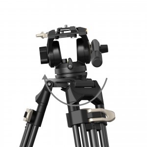 SmallRig Heavy-Duty Fluid Head Tripod AD-01 fluid fejes videó állvány (3751)-10
