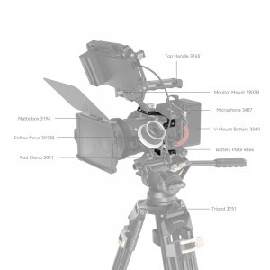 SmallRig Cage Canon EOS R8 kamerához (4212)-2