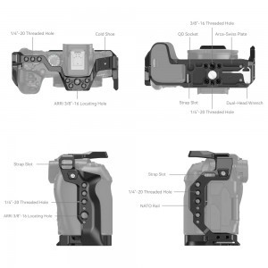SmallRig Cage Canon EOS R8 kamerához (4212)-5