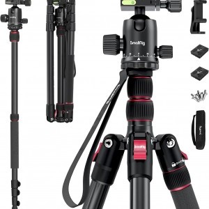 SmallRig CT-20 alumínium tripod, fényképezőgép állvány gömbfejjel (3474C)-7