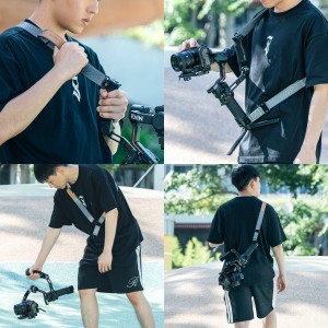 SmallRig Weight-Reducing Shoulder Strap, súlycsökkentő vállpánt DJI RS 3 / RS 3 Pro / RS 2 gimbalokhoz (4118)-3