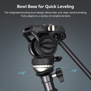 SmallRig Video Tripod Kit CT210, fluid fejes állvány (4475)-3