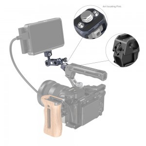 SmallRig Magic Arm dupla gömbfejjel (1/4''-20 csavar és ARRI rögzítőcsavar) (3874)-4