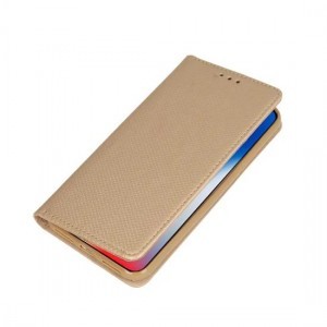 Samsung Galaxy A50/A30s/A50s Mágneses Eco bőr fliptok arany