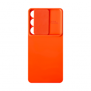Samsung Galaxy S23 Plus Camshield Soft tok narancs színben