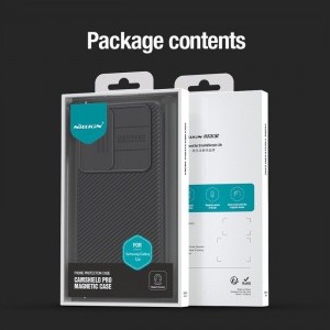 Samsung Galaxy S24 Nillkin CamShield Pro Magnetic tok fekete Magsafe kompatibilis