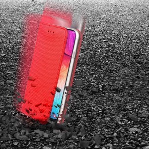 Huawei P8 Lite Mágneses fliptok piros