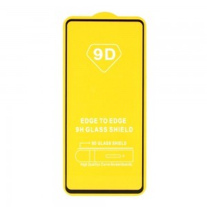 Samsung Galaxy S23 FE kijelzővédő üvegfólia fekete kerettel 5D Full Glue
