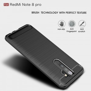 Xiaomi Redmi Note 8 Pro Nexeri Carbon Armored tok fekete