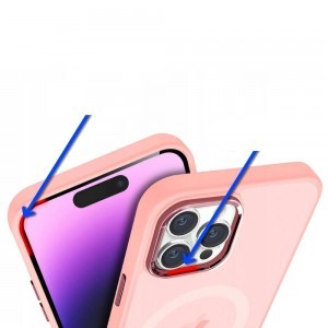 iPhone 14 Pro Matt MagSafe tok világos rózsaszín
