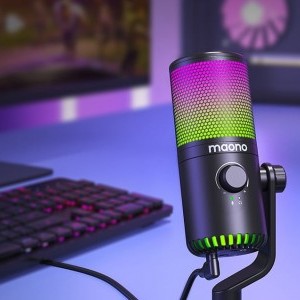 Maono DM30RGB gaming, gamer mikrofon RGB világítással fekete-6