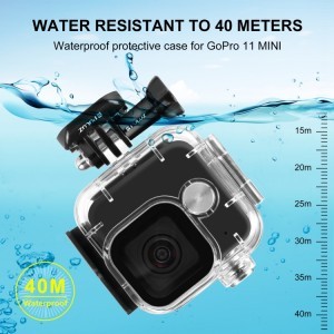 PULUZ 40m-ig vízálló tok GoPro HERO11 Black Mini akciókamerához (átlátszó) (PU925T)-1