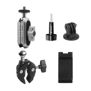 PULUZ rögzítő satu és gömbfejes Magic Arm mobiltelefon tartóval és akciókamera adapterrel (PU859)-5