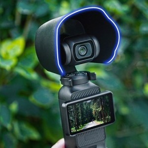 PULUZ lencsevédő burkolat DJI Osmo Pocket 3-hoz (fekete)-1