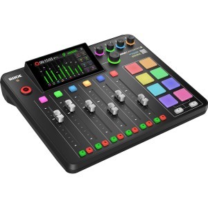 RODE RODECaster Pro II négy mikrofoncsatornás audio produkciós keverő és rögzítő USB, Bluetooth, Ethernet és WiFi csatlakozásokkal