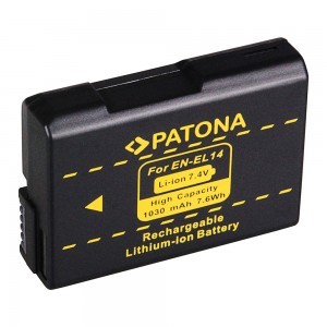 PATONA Nikon EN-EL14 ENEL14 P7100 P7000 D5100 D3200 D3100 akkumulátor-3