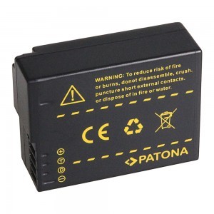 PATONA Panasonic DMW-BLC12 E Lumix DM FZ200 BLC12 BLC12PP akkumulátor-3