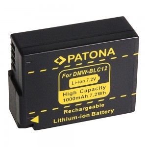 PATONA Panasonic DMW-BLC12 E Lumix DM FZ200 BLC12 BLC12PP akkumulátor-1