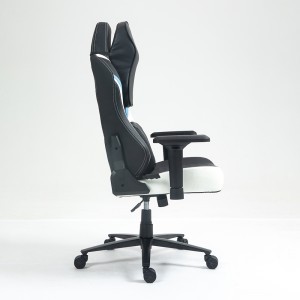 Prémium ergonomikus irodai szék, forgószék, gamer szék fekete-világoskék-fehér (AUS01) (ST-4314)-8