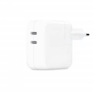 Apple gyári 35W kétportos USB Type-C hálózati töltő adapter (MW2K3ZM/A)