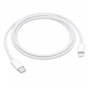 Apple gyári USB-C – Lightning kábel (1m) (MUQ93ZM/A)