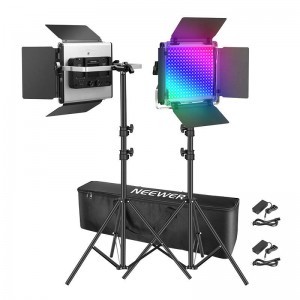 Neewer 660 PRO RGB LED videólámpa szett 50W 3200-5600K