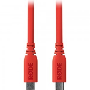 RODE SC27 SuperSpeed USB-C - USB-C összekötő kábel, 2m, piros