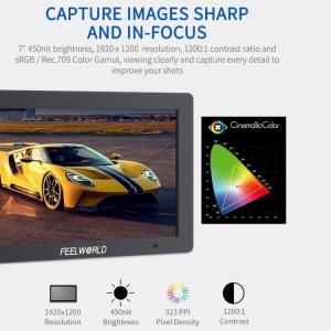 FEELWORLD T7 PLUS 7'' 3D LUT 4K HDMI monitor-3