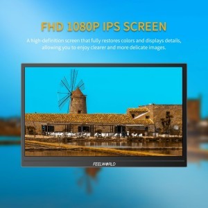 FEELWORLD DH156 15.6'' hordozható külső monitor 1080P USB-C HDMI-2