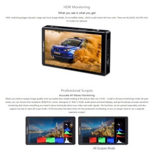 FEELWORLD CUT6S 6'' 4K HDMI 3G-SDI monitor-13