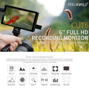 FEELWORLD CUT6 6'' 4K HDMI monitor-4