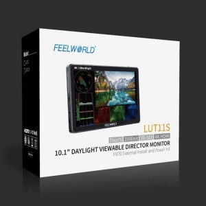 FEELWORLD LUT11S 10.1'' Ultra fényerős 2000nit 3G-SDI 4K HDMI terepi monitor-1