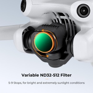 KF Concept variálható ND32-512 (5-9 Stops) szűrő DJI Mini 4 Pro drónhoz (KF01.2500)-6