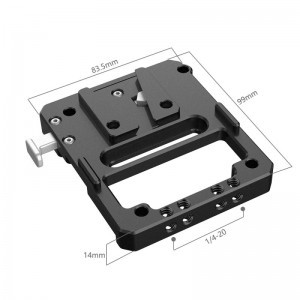 NICEYRIG V-Lock tartó lemez Kinefinity MAVO/ Kinefinity MAVO-LF/ Kinefinity MAVO 6K/ Kinefinity TERRA 4K/ Kinefinity TERRA 6K kamerákhoz (386)-4