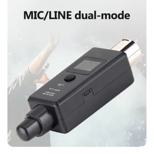 MTU-002 vezeték nélküli mikrofon rendszer UHF DSP adó és vevő XLR-7