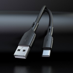 Borofone BX99 USB-A - USB-C kábel 3A 1m fekete-4