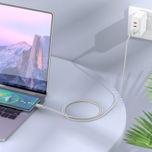 Borofone BX99 USB-A - USB-C kábel 3A 1m szürke-2