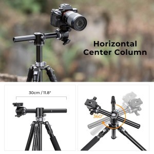 KF Concept T255A4+BH-32L fényképező állvány, tripod gömbfejjel 170cm (KF09.085V5)-4